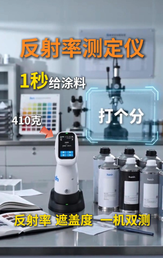 PS4610 反射率测定仪：一手握住，1 秒出数